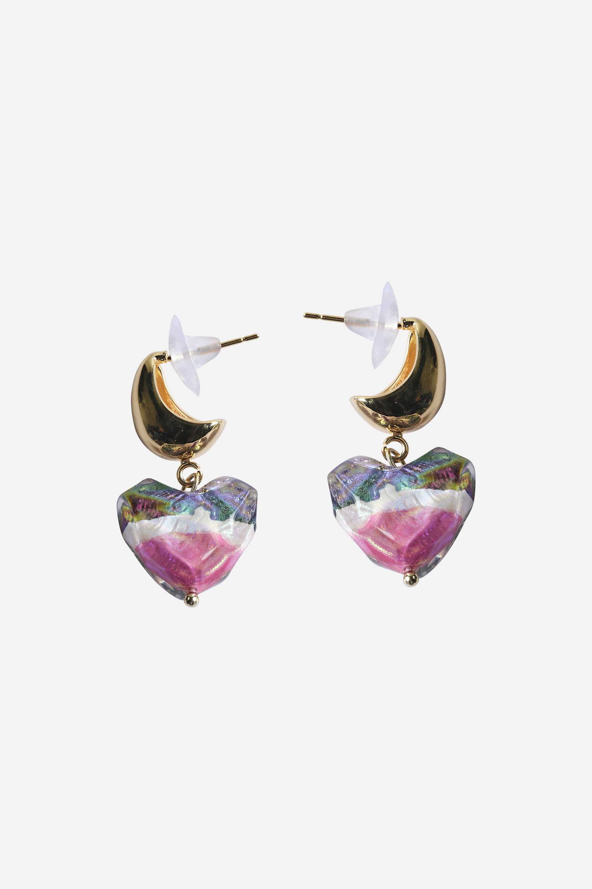 Elegant Heart Earrings, , image 1